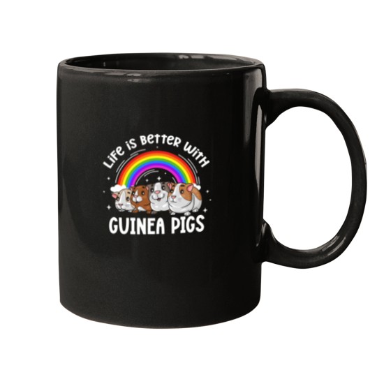 Discover Guinea Pig Life Is Better With Guinea Pigs Rodent Pet Kawaii Mugs