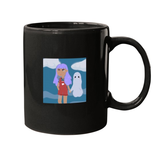 Discover Girl Sticker Mugs