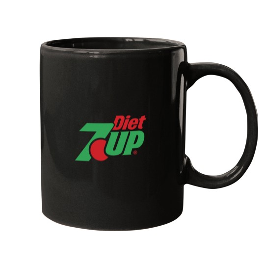 Discover 7 Up Diet Old Mugs