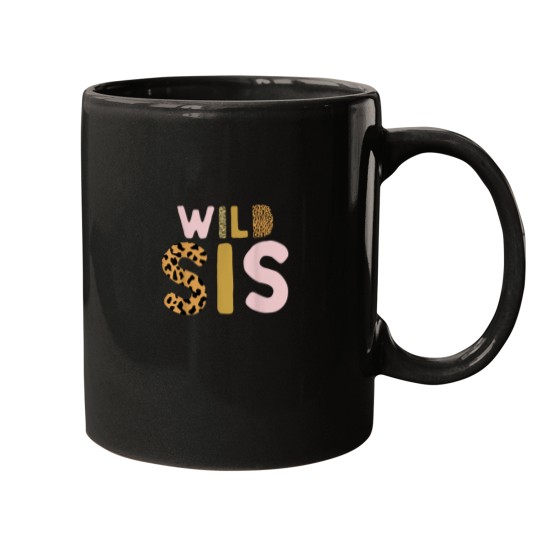 Discover Wild One Sis two wild birthday outfit Zoo Birthda Mugs