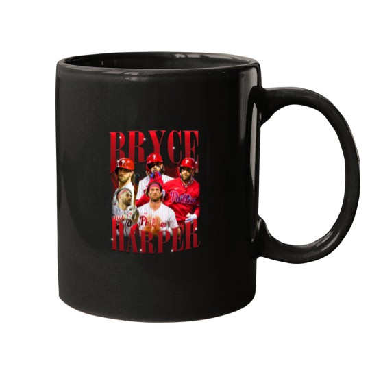 Discover BRYCE HARPER Vintage Mugs, Bryce Harper Homage Mugs
