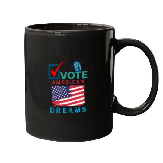 Discover VOTE SAVE DEMOCRACY Active(5) Mugs