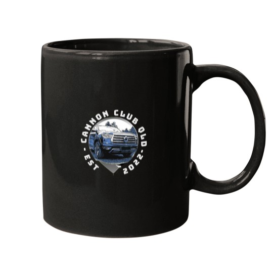 Discover Cannon Blue Mugs