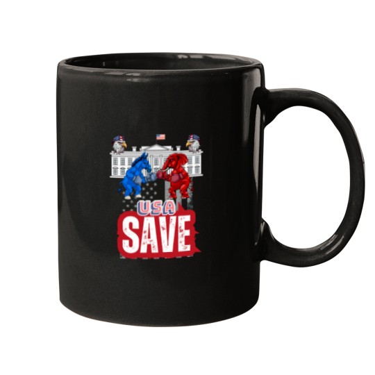Discover VOTE SAVE DEMOCRACY Active(4) Mugs