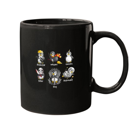 Discover Funny All The Types Of Penguins Of The World Graphic Mugs