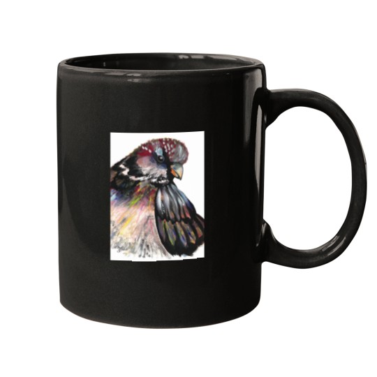 Discover Sparrow Painting (Watercolour DryBrush) Mugs