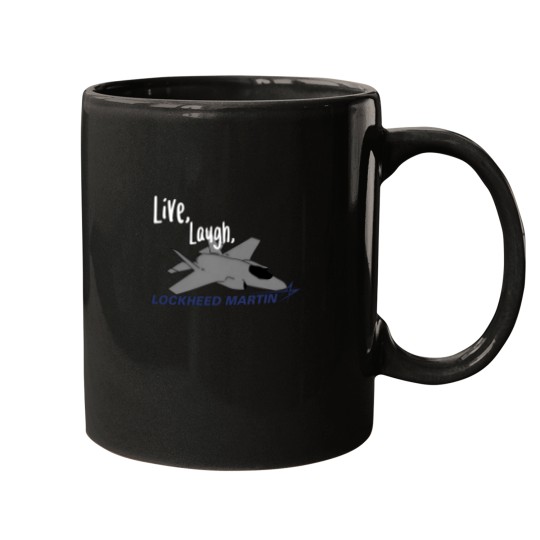 Discover Live, Laugh, Lockheed Martin Unisex Mugs