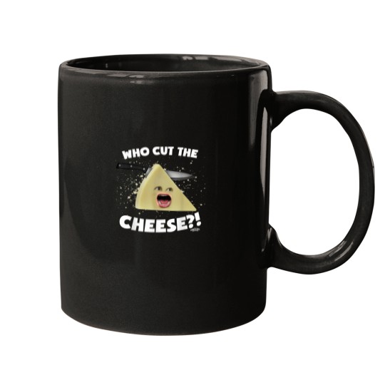 Discover Who Cut the Cheese Food Pun Joke Mugs