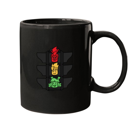 Discover Traffic Light Trio Mugs