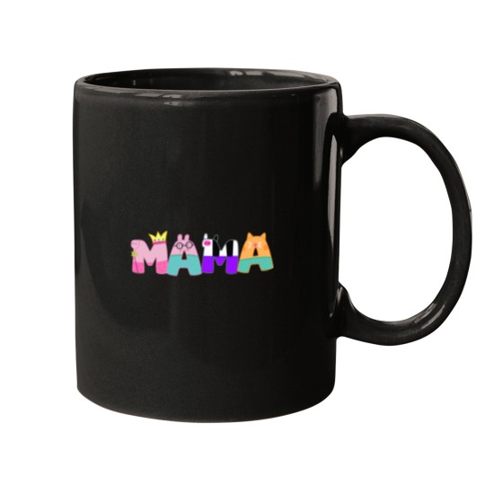 Discover Mom And Dad Mama Birthday Girl Pig Family Party Decorations Mugs