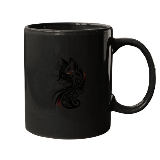Discover Cute Tribal Cat Mugs