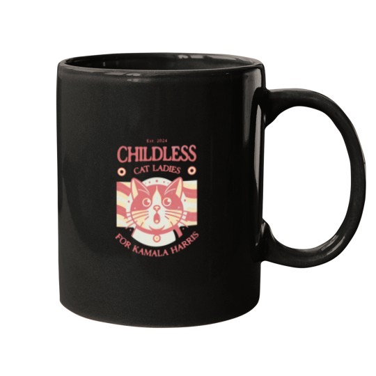 Discover Kamala Harris Mugs Childless Cat Ladies for Kamala