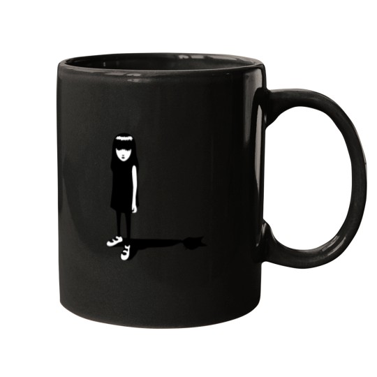 Discover emily the strange, black cat shadow Essential Mugs