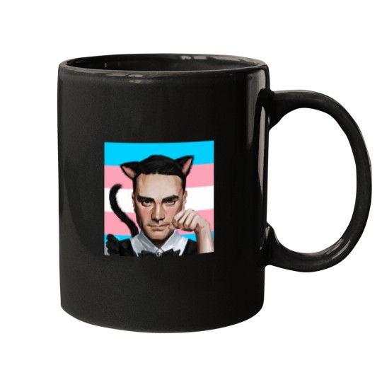 Discover Ben Shapiro Catboy maid Trans pride flag Mugs