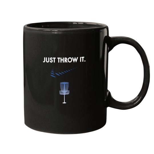 Discover Just Throw It Disc Golf Mugs