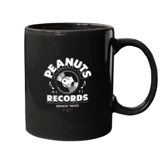 Discover Peanutss Peanutss Record Snoopy Vinyl Mugs