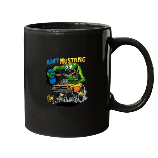Discover ED ROTH RAT FINK ORIGINAL MIGHTY MUSTANG BLACK Mugs