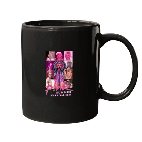 Discover P!nk Mugs, Pink Singer Summer Carnival 2024 Tour Mugs, Concert 2024 Pink Mugs