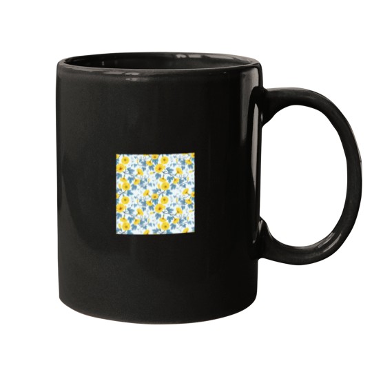 Discover Yellow cosmos flowers Classic Mugs