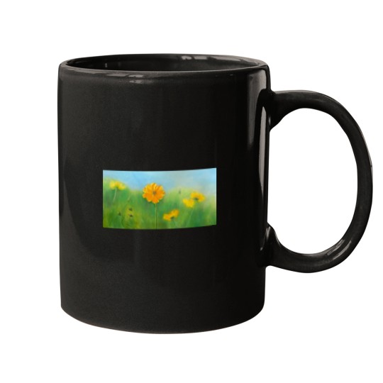 Discover Yellow Cosmos Classic Mugs