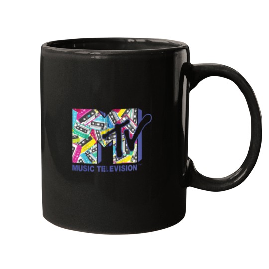 Discover Mademark x MTVs The  MTVs Logo with the 80s tapes Zip Mugs