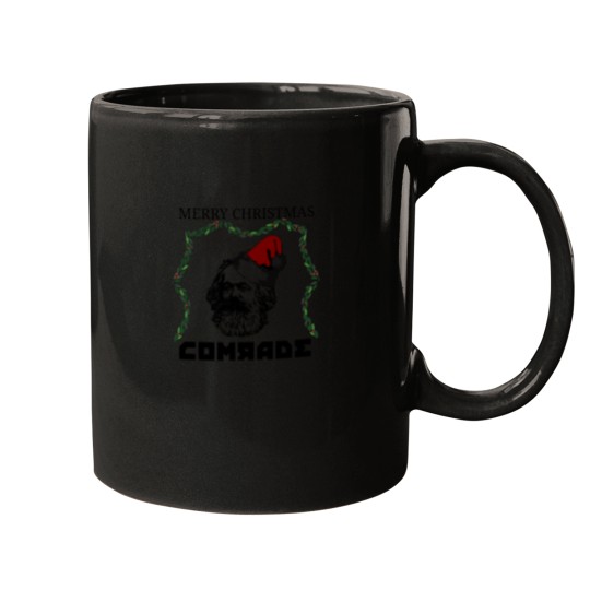 Discover Merry Christmas, Comrade MarxCommunism Mugs