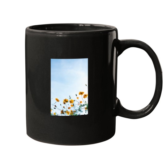Discover Yellow sky Classic Mugs