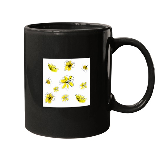 Discover YELLOW FLOWERS Classic Mugs