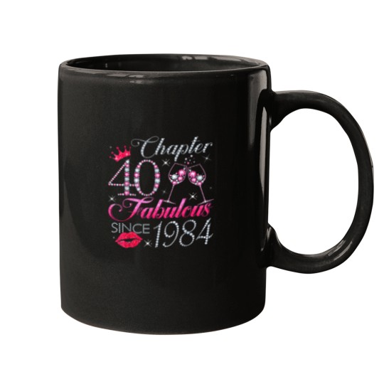 Discover Chapter 40 Fabulous Since 1984 40th Birthday Gif Mugs