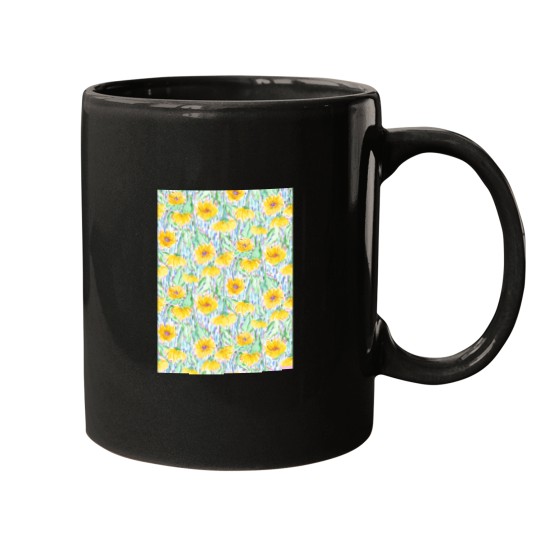 Discover Midsummer sunflowers Long Mugs
