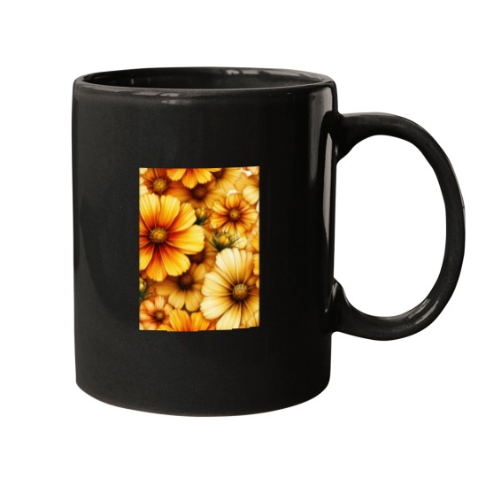 Discover Vibrant Yellow Cosmos Flowers Add a Splash of Sunshine to Your Space Classic Mugs