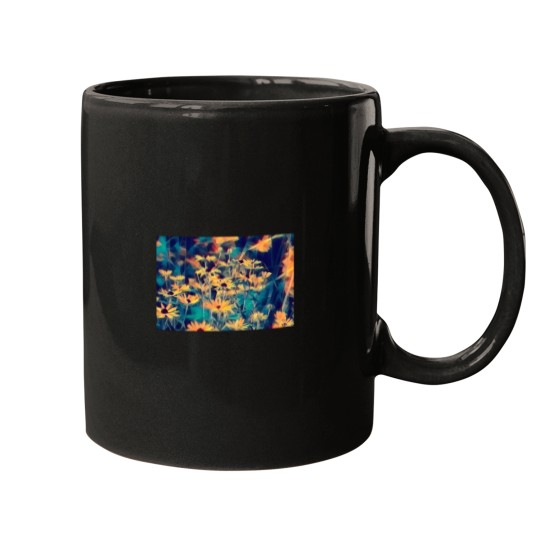 Discover Yellow Flowers Premium Scoop Mugs