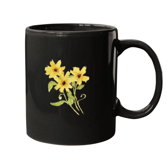 Discover Yellow Flowers Classic Mugs