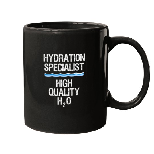 Discover Hydration Specialist Waterboy Team Manager Mugs