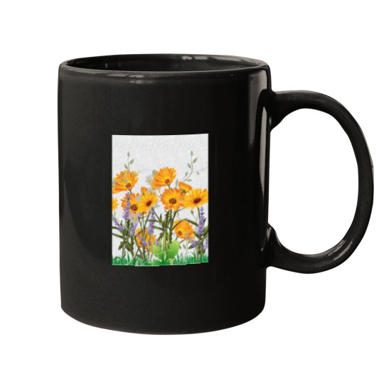 Discover Garden full of flowers Tri-blend Mugs