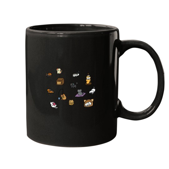 Discover Neko Paw Prints Classic Mugs