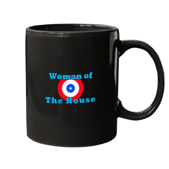 Discover Woman of The House Curling Shirt Classic Mugs