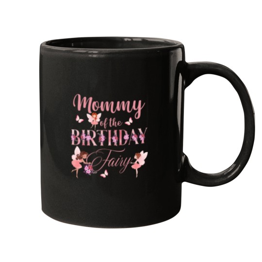 Discover Mommy Of Little Fairy Girl Birthday Family Matching Party Mugs