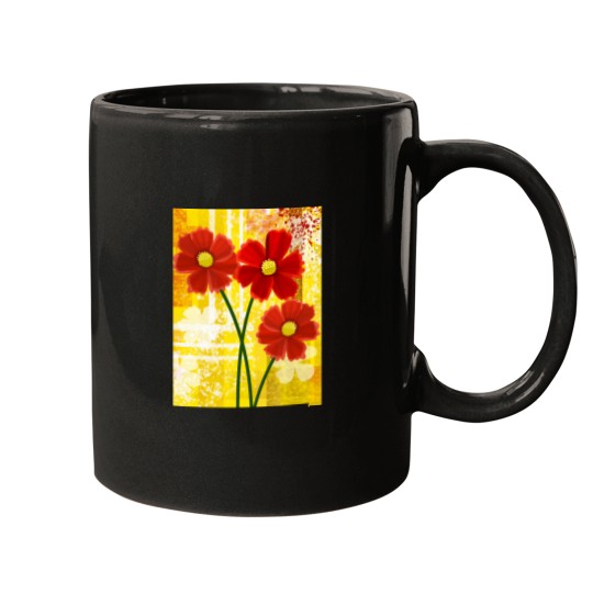 Discover Red Flowers Classic Mugs