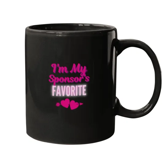 Discover I'm My Sponsor's Favorite - Addiction Recovery, Sobriety, 12 Steps, Alcoholicss Anonymous Mugs