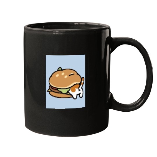 Discover Neko Atsume Cheese Burger Classic Mugs