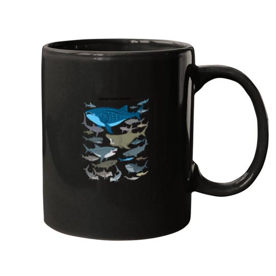 Discover Know Your Sharks Mugs