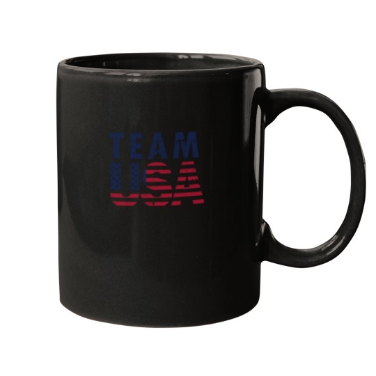 Discover Teams USA Olympics 2024  American Flag Sports Gear Classic Mugs