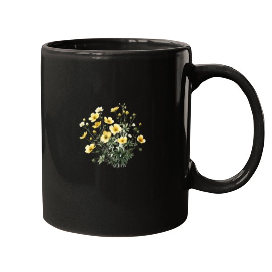Discover Yellow Cosmos Flowers Essential Mugs