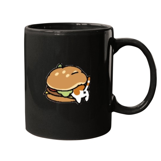 Discover Neko Atsume Cheese Burger Classic Mugs