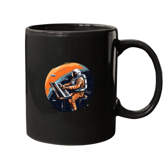 Discover Cosmic Sound - Galactic Melodies Active Mugs