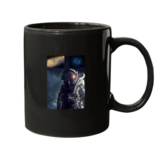Discover Astronaut Cosmic Sound And Astronaut SPACE PLANET Galaxy universe MUSIC COOL TRENDY DESIGNS Mugs