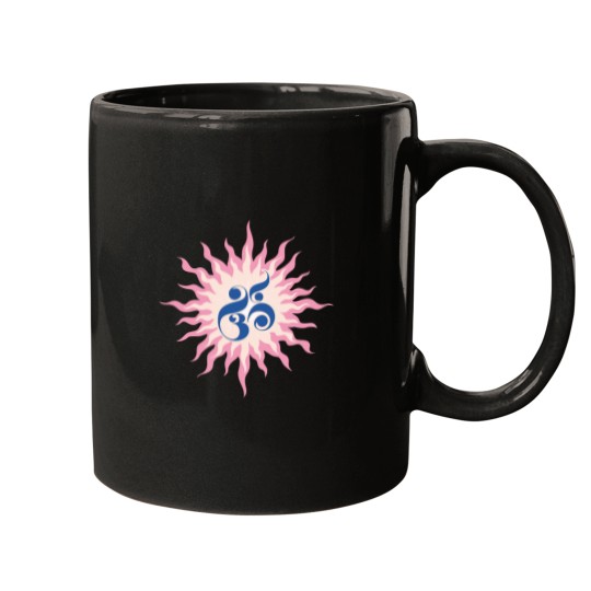 Discover AUM, Ohm, Om Symbol Art Prints for Focus, Inner Peace, Meditation, Yoga & Fitness Classic Mugs