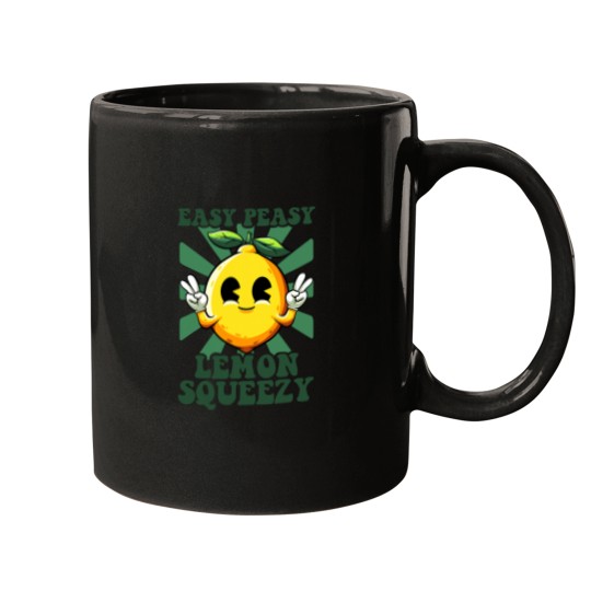 Discover Easy Peasy Lemon Squeezy Lemonade Ceo Funny Lemon Lemonade Mugs