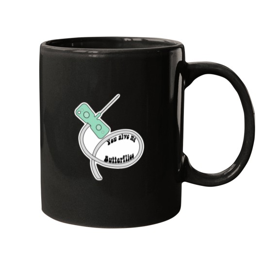 Discover Butterflies Catheter Mugs